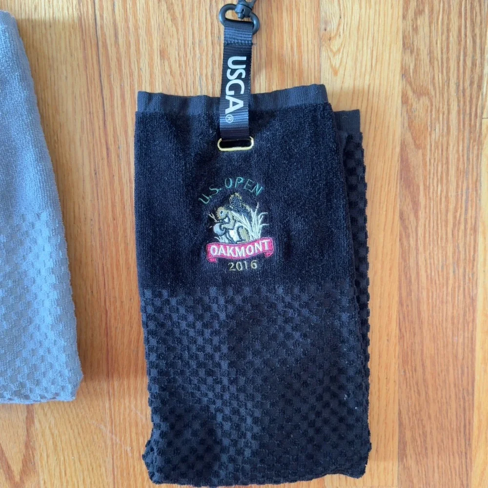 6 U.S. OPEN Golf Towels 2011-2016‎ USGA MEMBER Cloth Clip Oakmont Chambers Bay